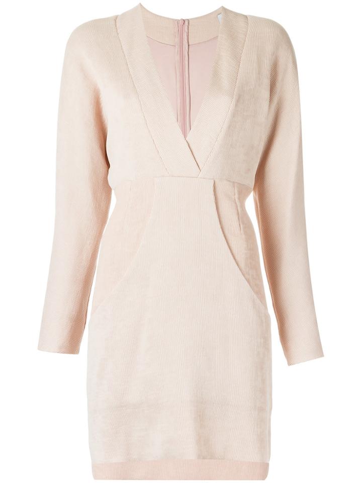Olympiah Long Sleeves Dress - Nude & Neutrals