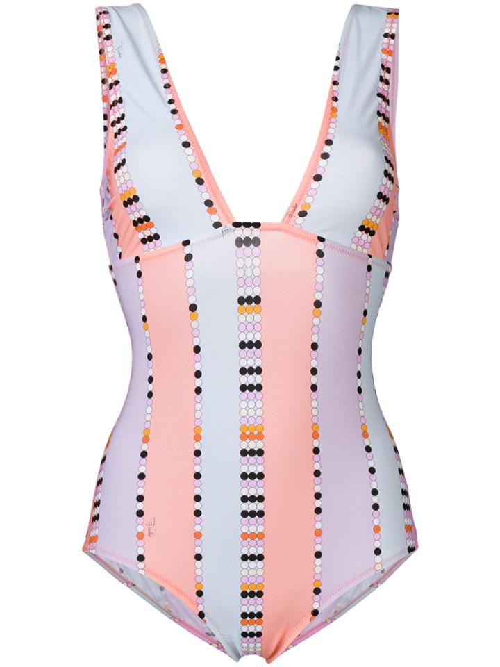 Emilio Pucci Printed Swimsuit - Yellow & Orange