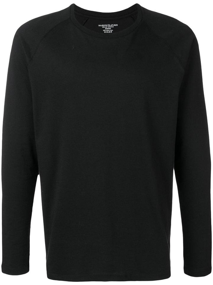 Majestic Filatures Relaxed-fit Sweatshirt - Black