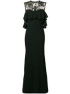 Alexander Mcqueen Lace Detailed Sleeveless Dress - Black
