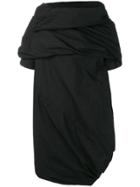 Rick Owens Drkshdw Short Sleeve Coat - Black