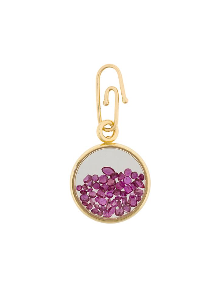 Aurelie Bidermann Chivoir Sapphires Pendant/charm - Yellow & Orange