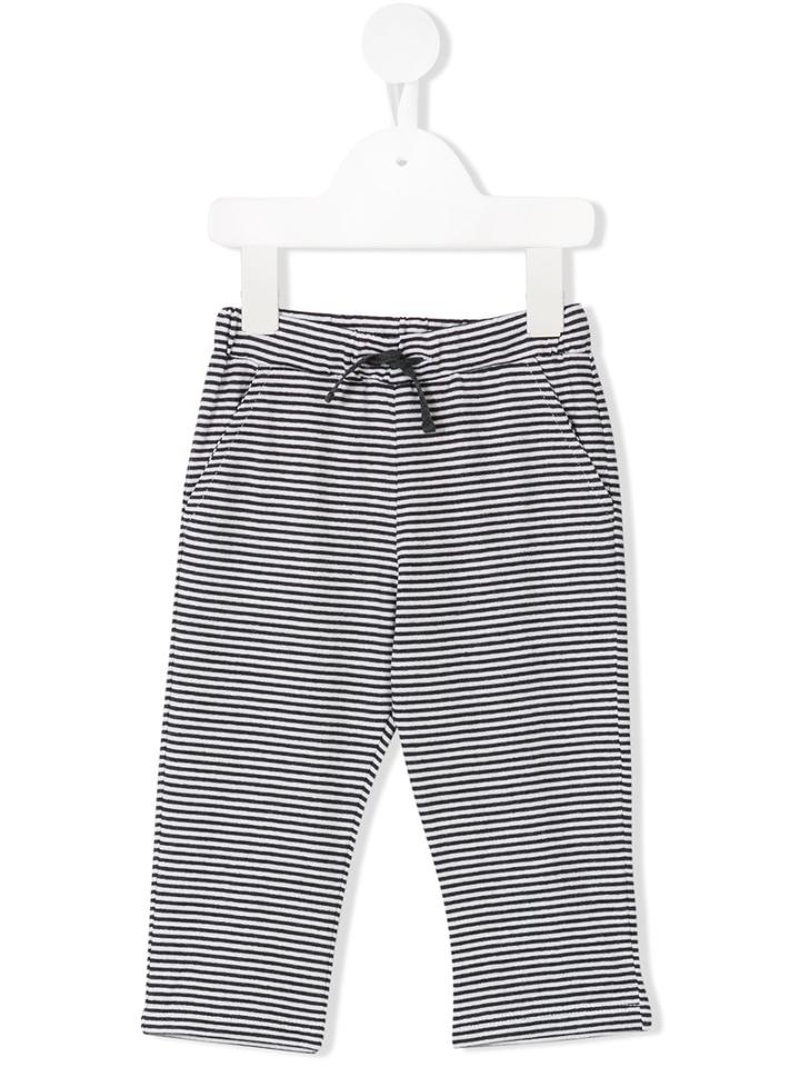 Douuod Kids - Striped Casual Trousers - Kids - Cotton/polyester - 12 Mth, Grey