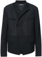 Alexandre Plokhov Symmetric Stripe Panel Jacket - Black