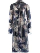 Yang Li Open-front 'ghost' Coat - Black