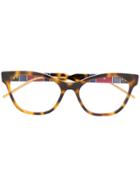 Gucci Eyewear Cat Eye Frame Optical Glasses - Brown