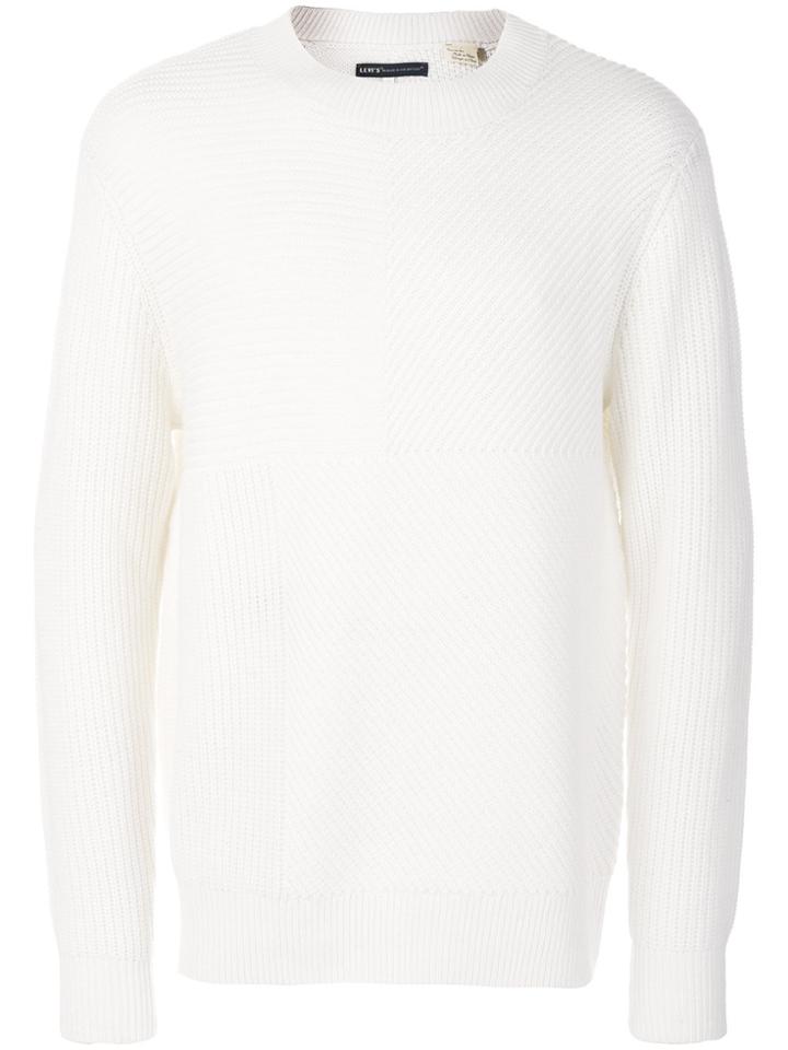 Levi's: Made & Crafted Ribbed Sweater - White