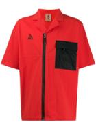 Nike Acg Short Sleeve Shirt-jacket - Orange