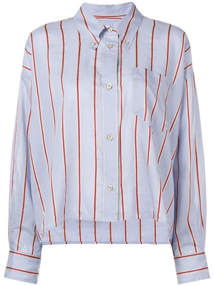 Isabel Marant Étoile Classic Striped Shirt - Blue