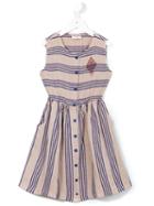 Bobo Choses Striped Dress, Girl's, Size: 7 Yrs, Pink/purple