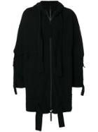 Barbara I Gongini Hanging Drawstring Jacket - Black