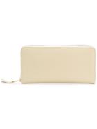 Comme Des Garçons Wallet All Around Zip Wallet - Nude & Neutrals