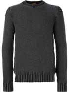 Tod's Textured Knit Jumper, Men's, Size: Xl, Grey, Merino