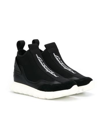 Bumper Teen Lamborghini Hi-top Sneakers - Black