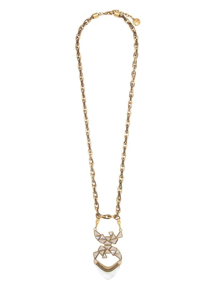Camila Klein Bumerangue Long Necklace - Gold