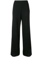 Emporio Armani Palazzo Trousers - Black