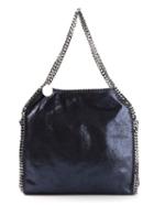Stella Mccartney Medium 'falabella' Tote, Women's, Blue, Polyester