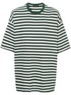 Undercover Striped Oversized T-shirt - Green