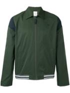 Wood Wood - Charles Bomber Jacket - Men - Cotton/polyester - L, Green, Cotton/polyester