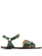 Tila March Whitney Flat Sandals - Green