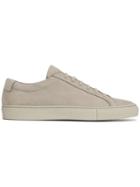 Common Projects Grey Suede Original Achilles Low-top Trainers