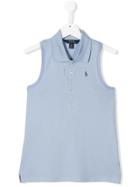 Ralph Lauren Kids Teen Sleeveless Polo Top - Blue