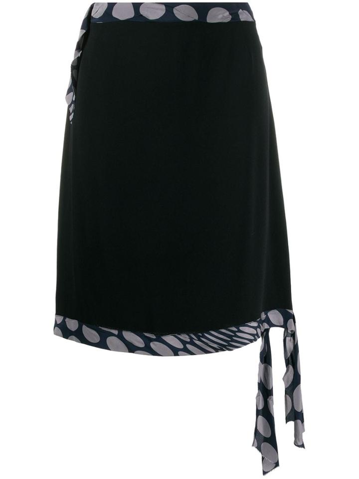 Maison Martin Margiela Pre-owned 1990's Dot Detail A-line Skirt -