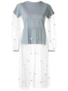 Tu Es Mon Trésor Petit Ribbon Tulle Dress - Blue