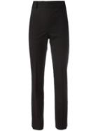 Twin-set Chino Trousers, Women's, Size: 48, Black, Cotton/spandex/elastane