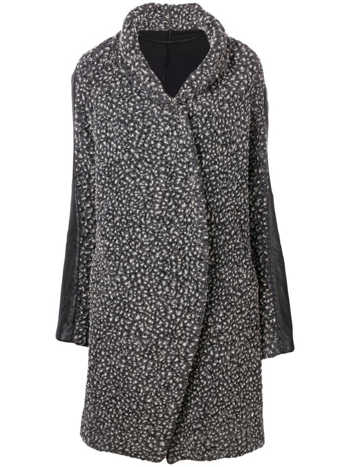Masnada Kimono Knit Coat - Grey