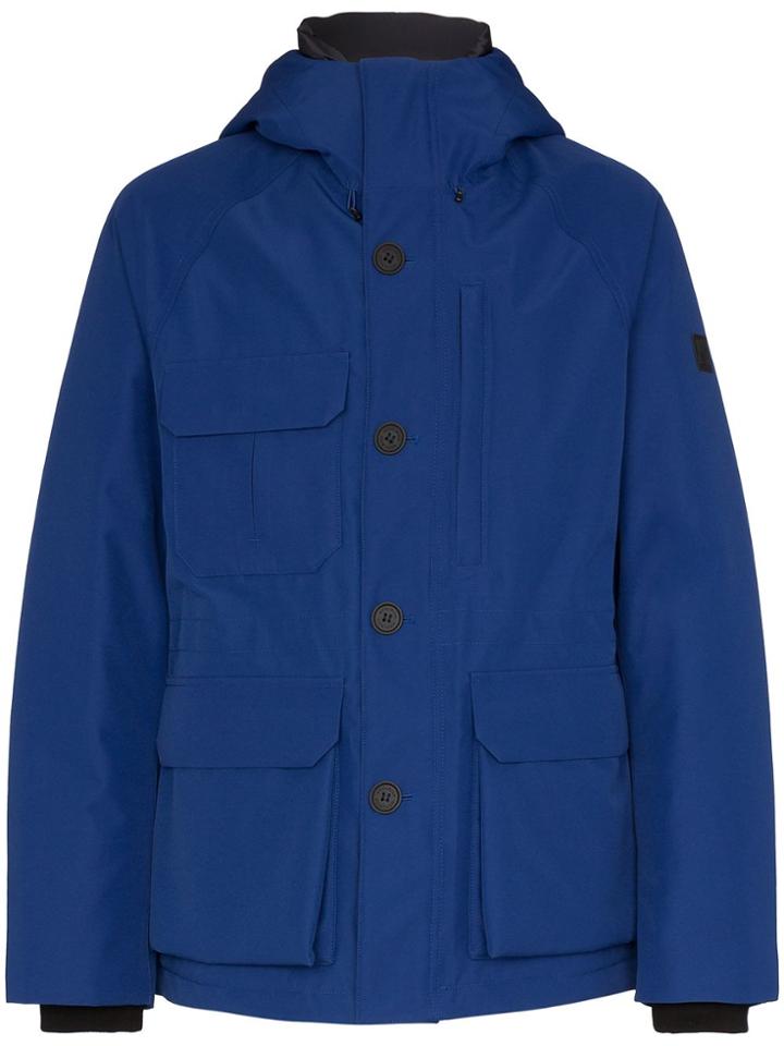 Woolrich Wlrch Gortex Storm Noutain Hd Ct Blu - Blue
