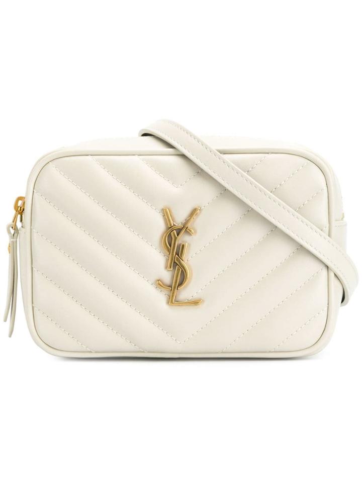 Saint Laurent Monogram Bum Bag - Neutrals