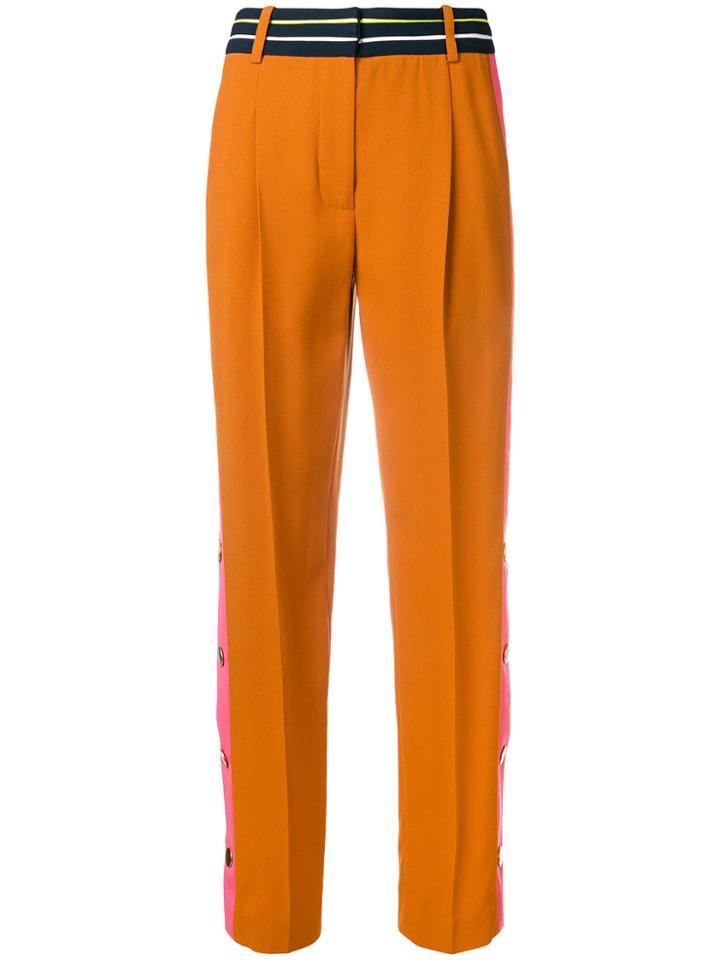 Peter Pilotto Snap Button Trousers - Yellow & Orange
