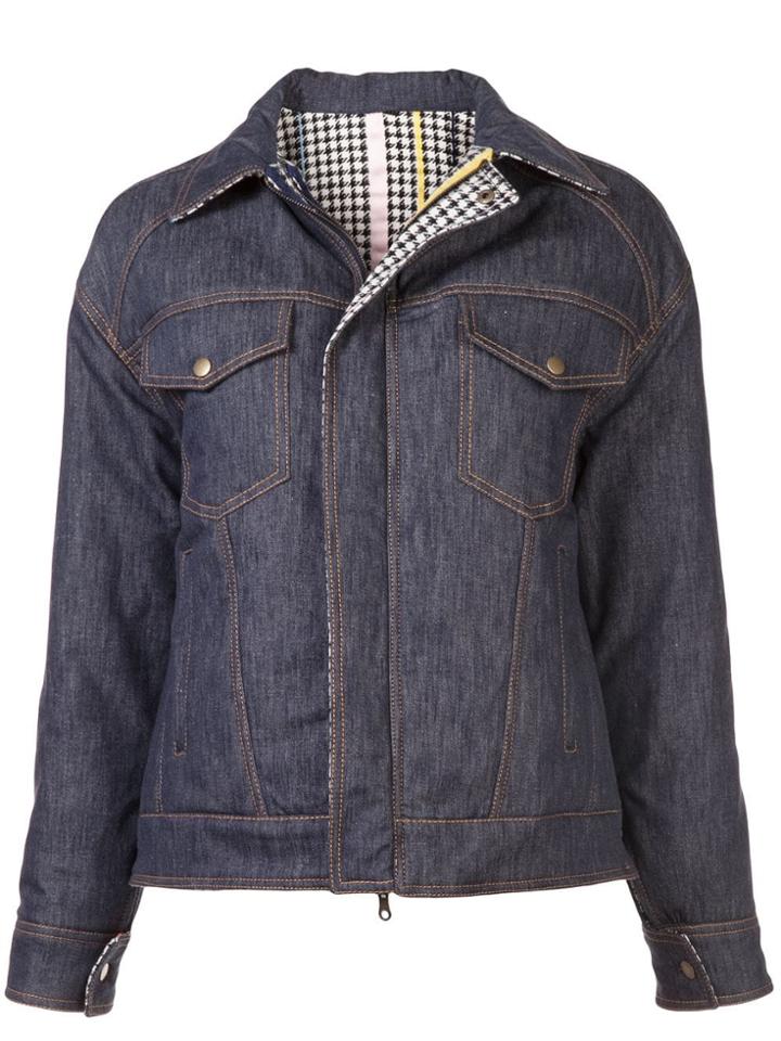 Rosie Assoulin Reversible Boxy Jacket - Blue