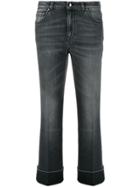 Fay High Rise Stonewashed Jeans - Black