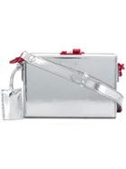 Calvin Klein 205w39nyc Mini Box Crossbody Bag - Metallic