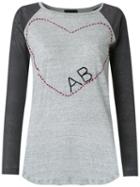 Andrea Bogosian - Embroidered Top - Women - Linen/flax/cotton - G, Grey, Linen/flax/cotton