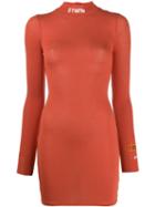 Heron Preston Stretch Jersey Dress - Orange