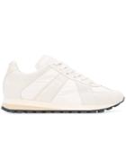 Maison Margiela Tonal Lace-up Sneakers - Nude & Neutrals