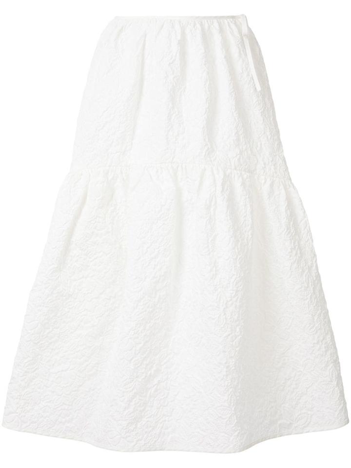 Cecilie Bahnsen Rosemary Skirt - White