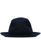 Eleventy Felt Hat, Men's, Size: 59, Blue, Wool