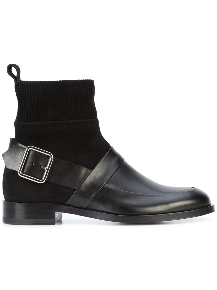 Pierre Hardy Side Buckle Boots - Black