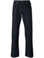 Ermenegildo Zegna Straight-leg Jeans, Men's, Size: 32, Blue, Cotton/linen/flax