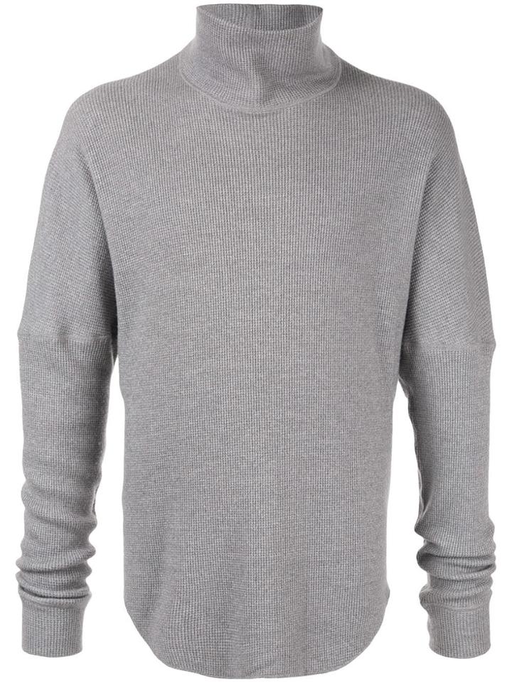 Kazuyuki Kumagai Funnel Neck Jumper - Grey