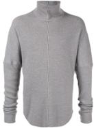 Kazuyuki Kumagai Funnel Neck Jumper - Grey