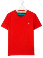 Paul Smith Junior Logo Embroidered T-shirt