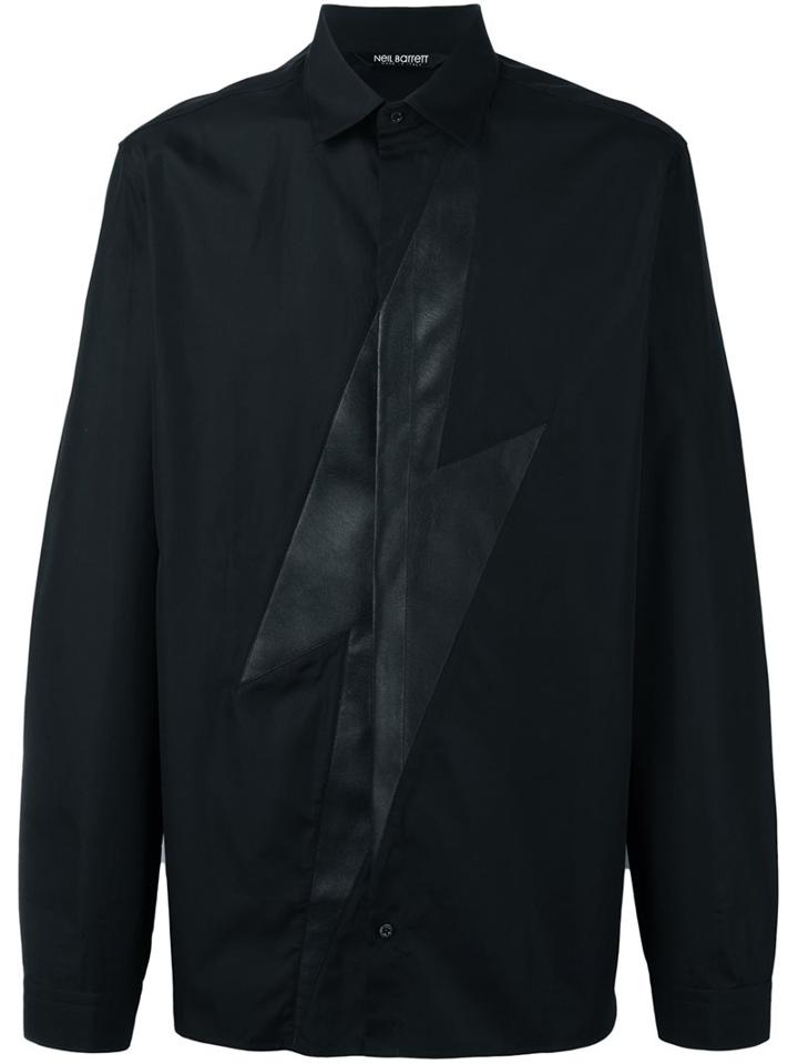Neil Barrett Leather Thunder Shirt