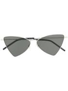 Saint Laurent Eyewear Angular Cat-eye Sunglasses - Black