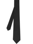 Burberry Modern Cut Silk Satin Tie - Black