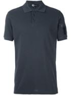 Y-3 'cl' Polo Shirt, Men's, Size: Large, Grey, Cotton